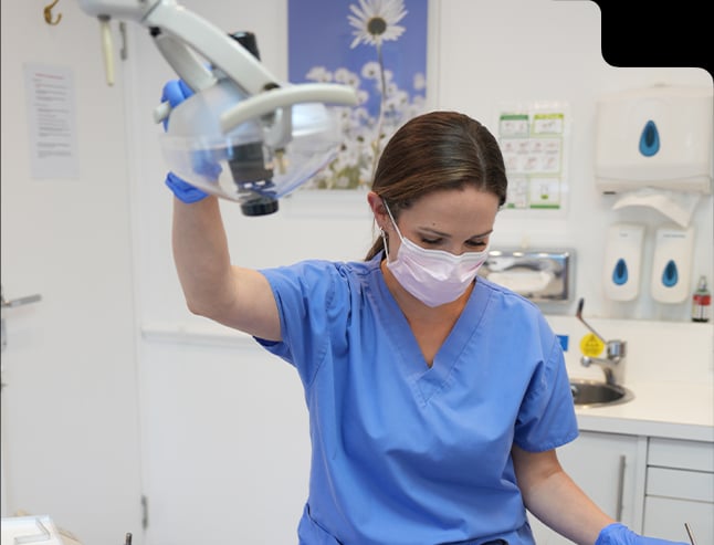 Modern dental treatment room at Wycombe Dental Centre